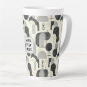 Tasse Latte Scandi Motif No 2 | (Angle droit)