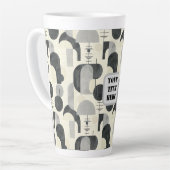 Tasse Latte Scandi Motif No 2 | (Angle gauche)