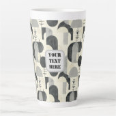Tasse Latte Scandi Motif No 2 | (Devant)