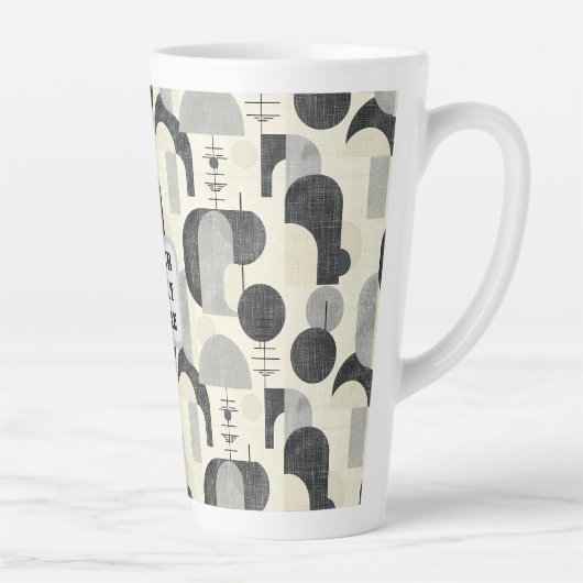 Tasse Latte Scandi Motif No 2 | (Droite)