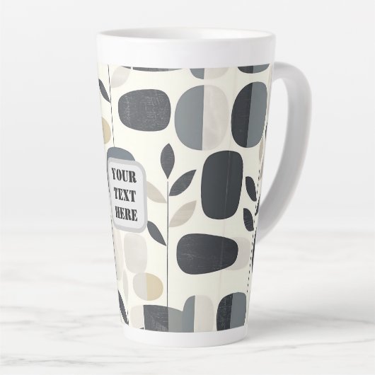 Tasse Latte Scandi Motif No 3 | (Angle droit)