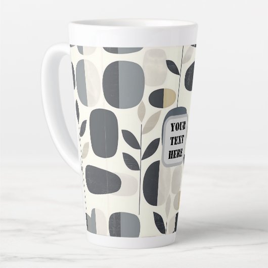 Tasse Latte Scandi Motif No 3 | (Angle gauche)