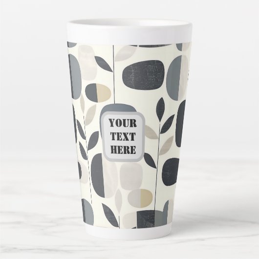 Tasse Latte Scandi Motif No 3 | (Devant)