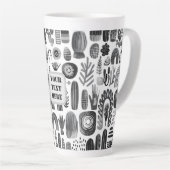 Tasse Latte Scandi Motif No 5 | (Angle droit)