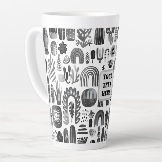 Tasse Latte Scandi Motif No 5 | (Angle gauche)