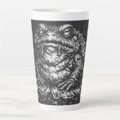Tasse Latte Sceau du Crapaud Hanté par BurnsInHell (Devant)