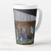 Tasse Latte Scène de la Nativité (Angle droit)