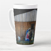 Tasse Latte Scène de la Nativité (Angle gauche)