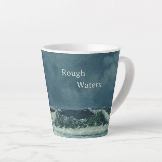 Tasse Latte Scène maritime marine (Angle droit)