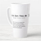 Tasse Latte Schadenfreude* est mon plaisir de culpabilité Latt (Angle gauche)