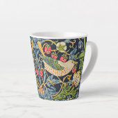 Tasse Latte Schéma floral William Morris Strawberry Thief (Angle droit)