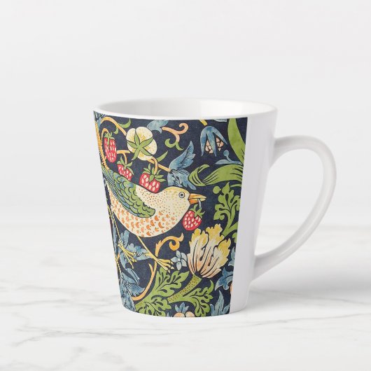 Tasse Latte Schéma floral William Morris Strawberry Thief (Droite)