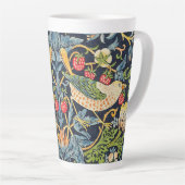 Tasse Latte Schéma floral William Morris Strawberry Thief (Angle droit)