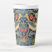 Tasse Latte Schéma floral William Morris Strawberry Thief (Devant)
