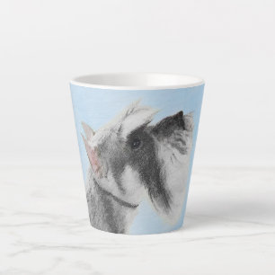 Tasse Latte Schnauzer (Giant, Standard) Peinture - Chien Art
