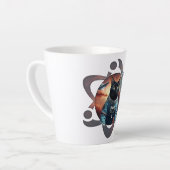 Tasse Latte Science des chats spatiaux (Angle gauche)