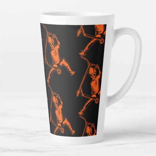 Tasse Latte Scooters de tricks Freestyle (Droite)