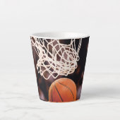 Tasse Latte Scoring de basket-ball (Devant)
