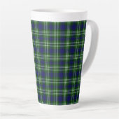 Tasse Latte Scotland Tweedside District Tartan (Angle droit)