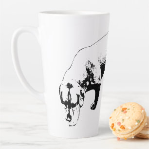 Tasse Latte Scoutisme d'automne en encre