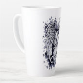 Tasse Latte Sculpture d'un ange larmant - avec des éclaboussur (Angle gauche)