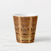 Tasse Latte Sculpture Gold Tiki Thunder_Cove  (Devant)