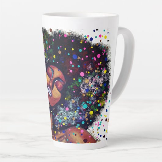 Tasse Latte Se sent bien - (Angle droit)