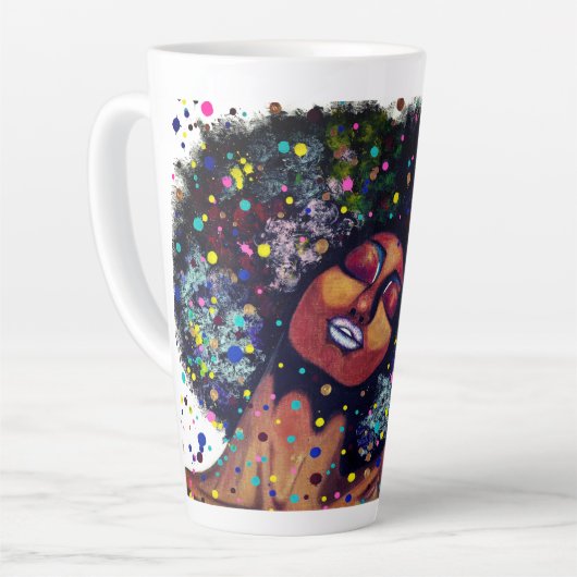 Tasse Latte Se sent bien - (Angle gauche)