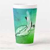 Tasse Latte Sea Turtle Spirit Animal Art original (Devant)