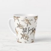 Tasse Latte Sea Turtles Beach Sea-ing You (Angle gauche)