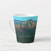 Tasse Latte Sedona et Coffee Pot Rock vus d'en haut (Angle gauche)