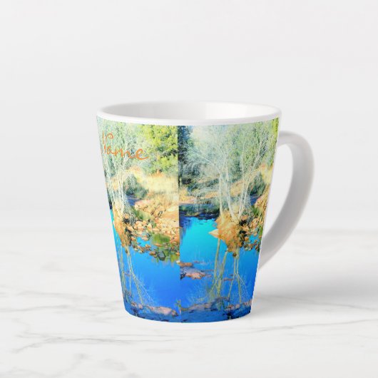 Tasse Latte Sedona Red Rock Réflexions Thunder_Cove (Angle droit)