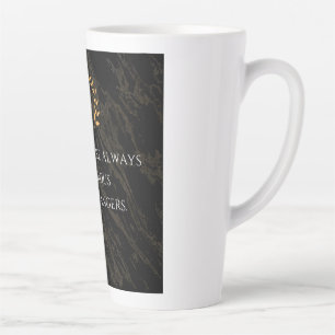 Tasse Latte Seneca's Insight : Les peurs comparées aux dangers