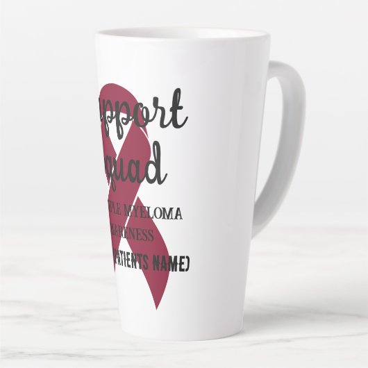 Tasse Latte Sensibilisation multiple (Angle droit)