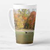 Tasse Latte Sept sources Pont d'automne III Paysage d'automne (Angle gauche)