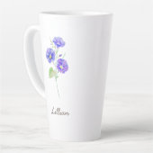 Tasse Latte Septembre Mois de naissance Fleur Matin Gloire (Angle gauche)