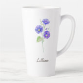 Tasse Latte Septembre Mois de naissance Fleur Matin Gloire (Droite)