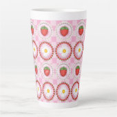 Tasse Latte Sérénade aux fraises (Devant)