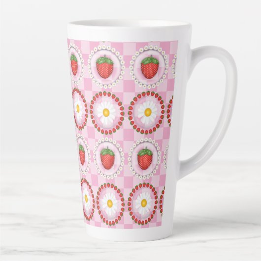 Tasse Latte Sérénade aux fraises (Droite)