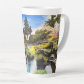 Tasse Latte Serene Brook, par Gary Poling (Angle droit)
