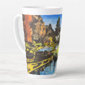 Tasse Latte Serene Brook, par Gary Poling (Angle gauche)