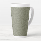 Tasse Latte Serene Sage Green | Forêt profonde calme ton sur t (Angle droit)