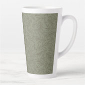 Tasse Latte Serene Sage Green | Forêt profonde calme ton sur t (Droite)