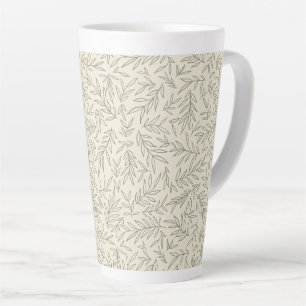 Tasse Latte Serene Sage Green   Mini minimaliste de la taille 