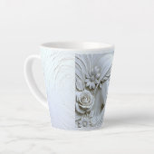 Tasse Latte serene woman art, (Angle gauche)