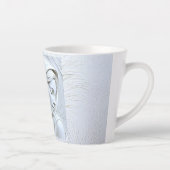 Tasse Latte serene woman art, (Droite)