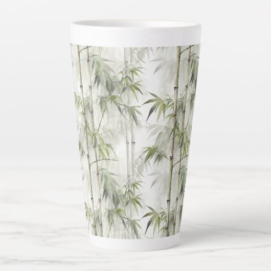 Tasse Latte Sérénité bambou (Devant)