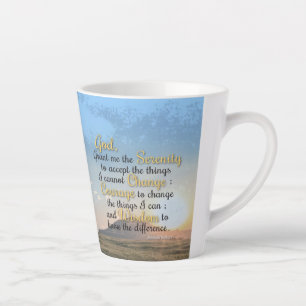 Tasse Latte Sérénité, Courage et Sagesse
