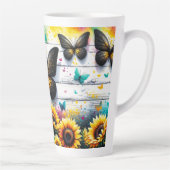 Tasse Latte Sérénité des tournesols (Droite)