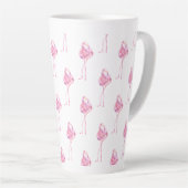 Tasse Latte Série Flamant Tendre Design 3 (Angle droit)